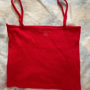 brandy melville camisole red top